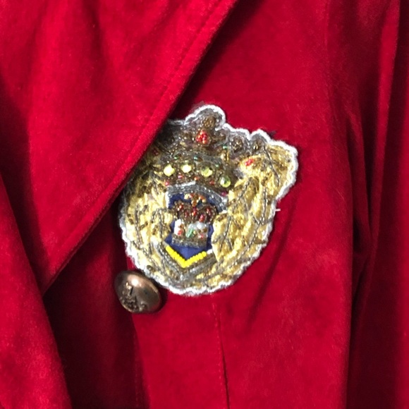 Vintage suede cropped jacket - Picture 4 of 8